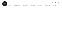 Tablet Screenshot of galiachef.com